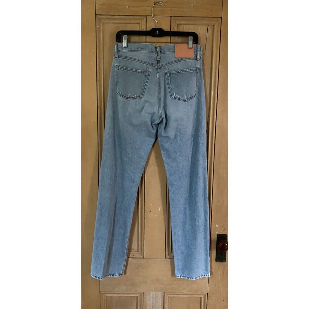 Acne Studios Women Patchwork Button Fly Designer Denim Jeans Size 29 Blue AN EXC - Picture 6 of 10